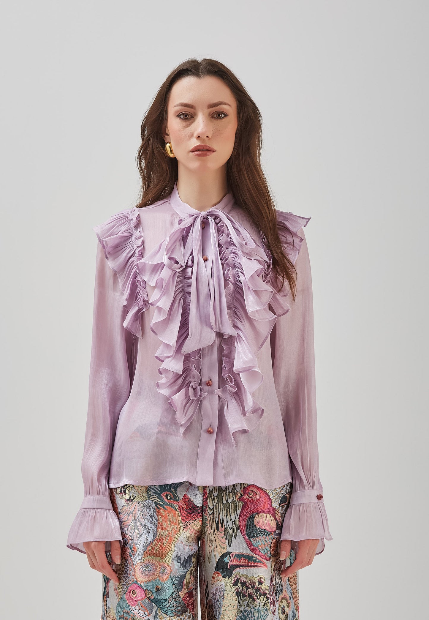 Blusa morada Catalina