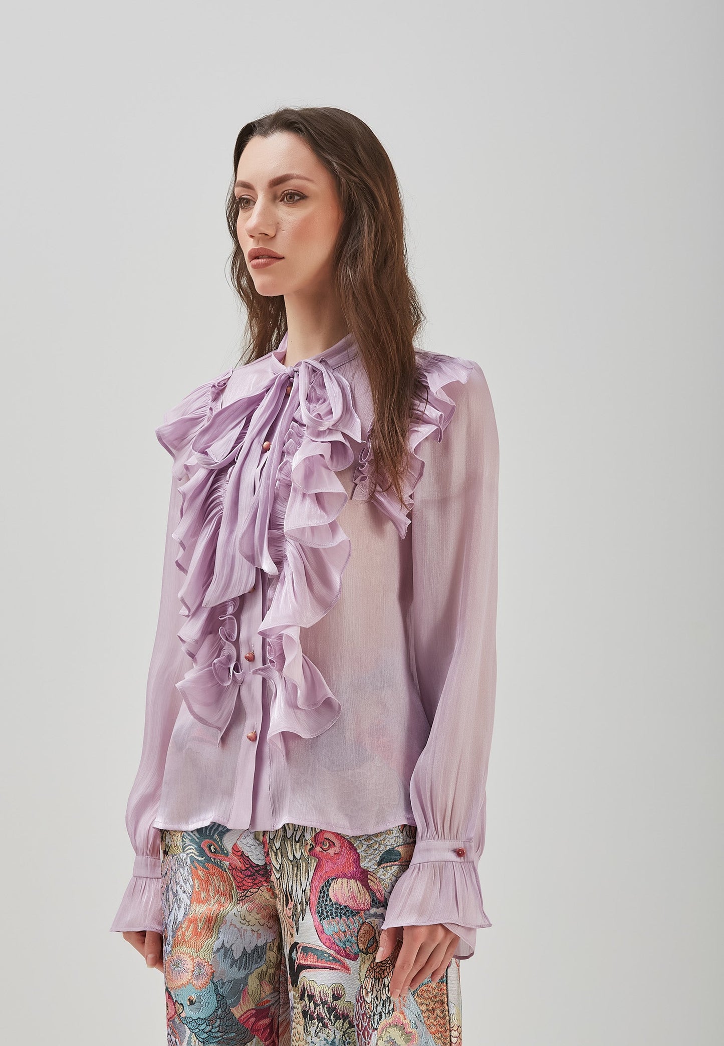 Blusa morada Catalina