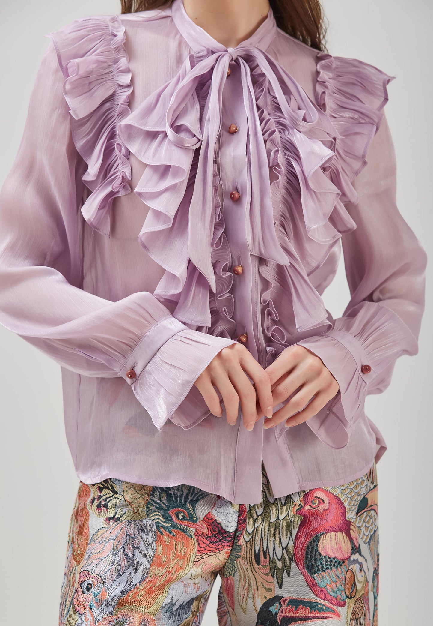 Blusa morada Catalina