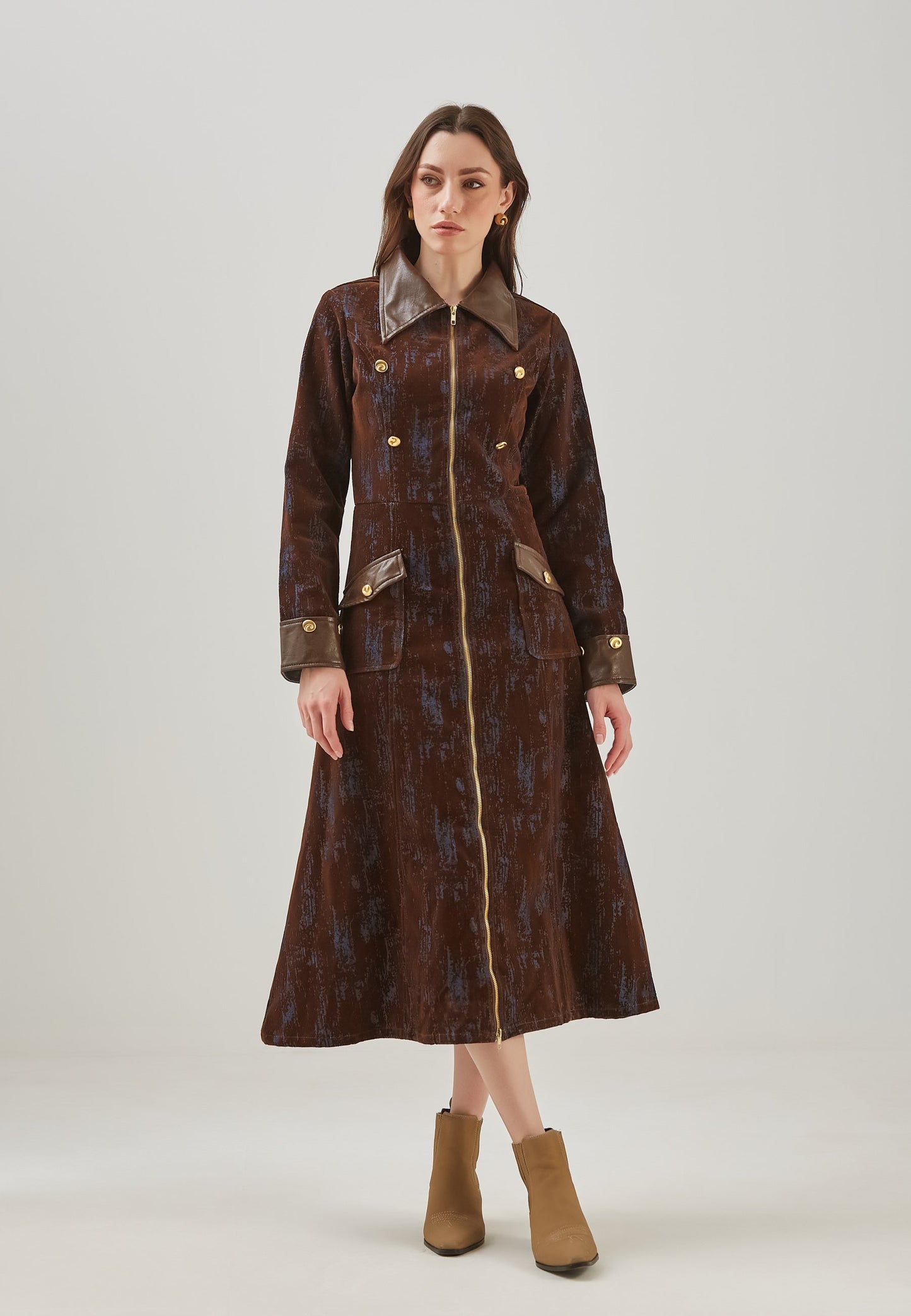 Trench in denim Midnight