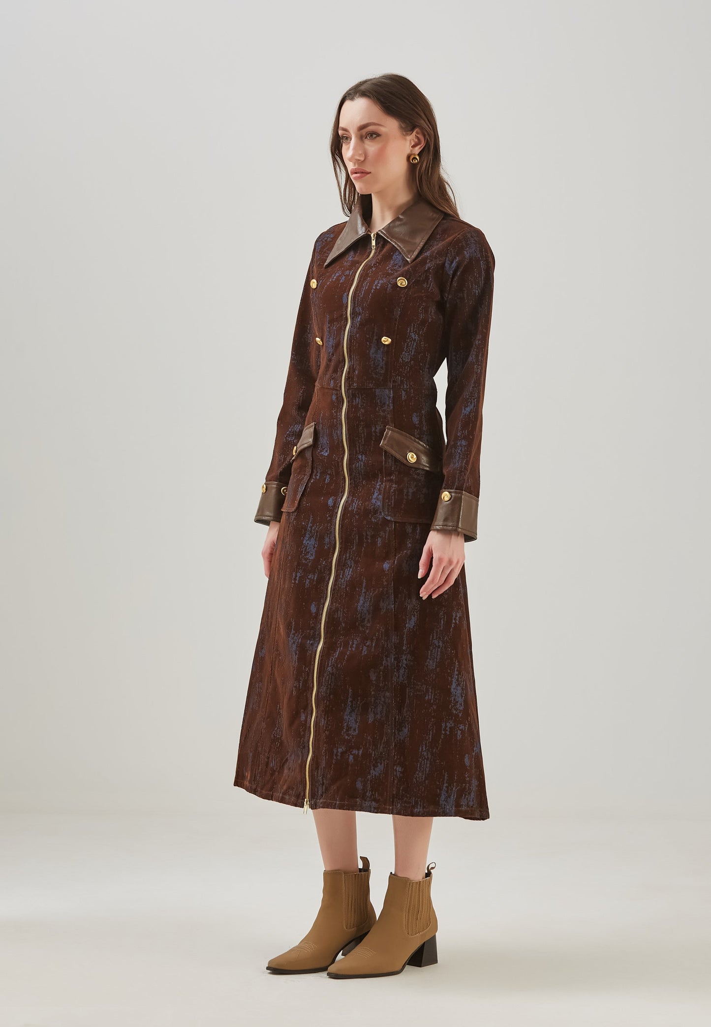 Trench in denim Midnight