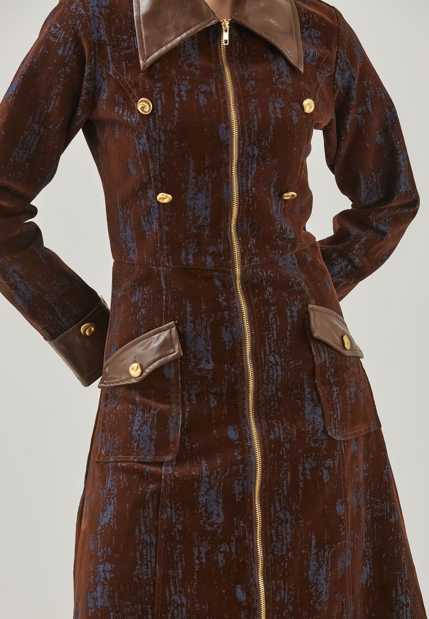Trench in denim Midnight