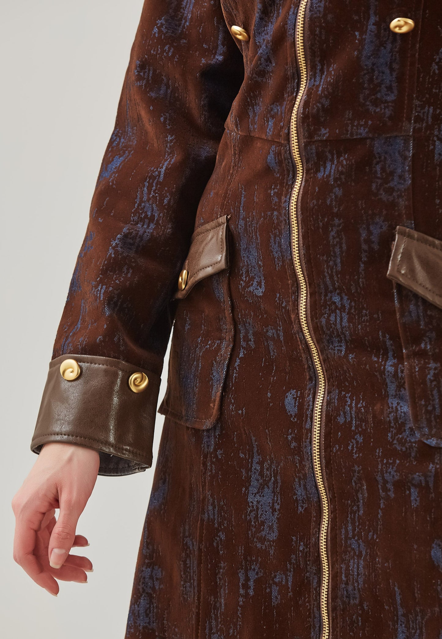 Trench in denim Midnight
