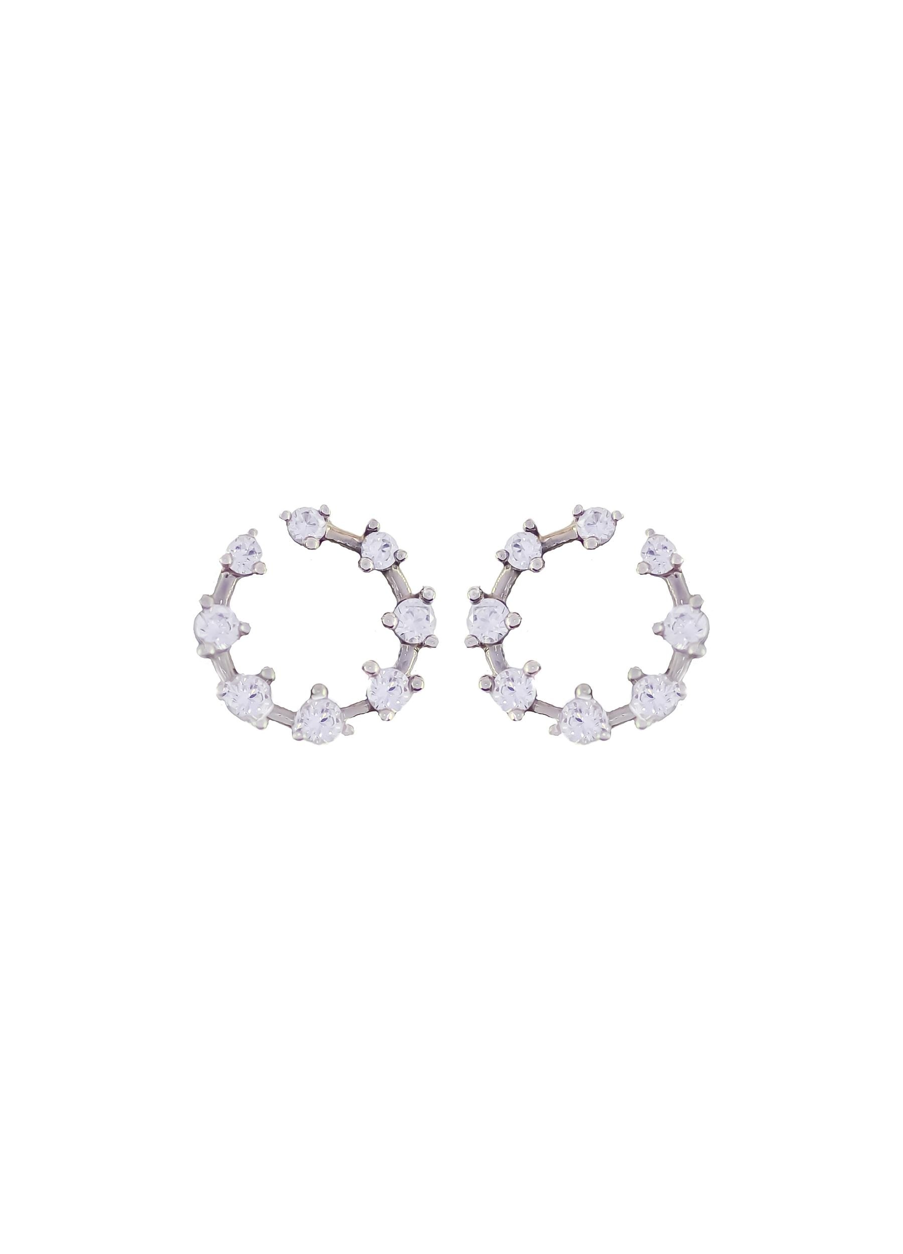 silver cruise viper earrings Bombay Sunset