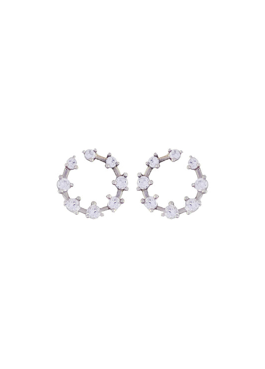 silver cruise viper earrings Bombay Sunset