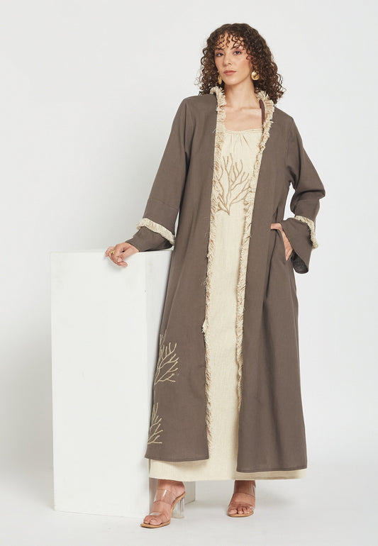 Dust Mocha Kimono