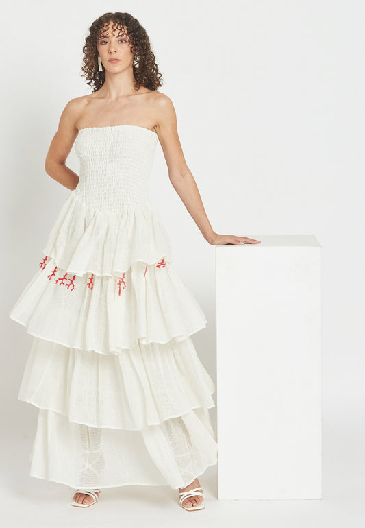 Alboral White Dress