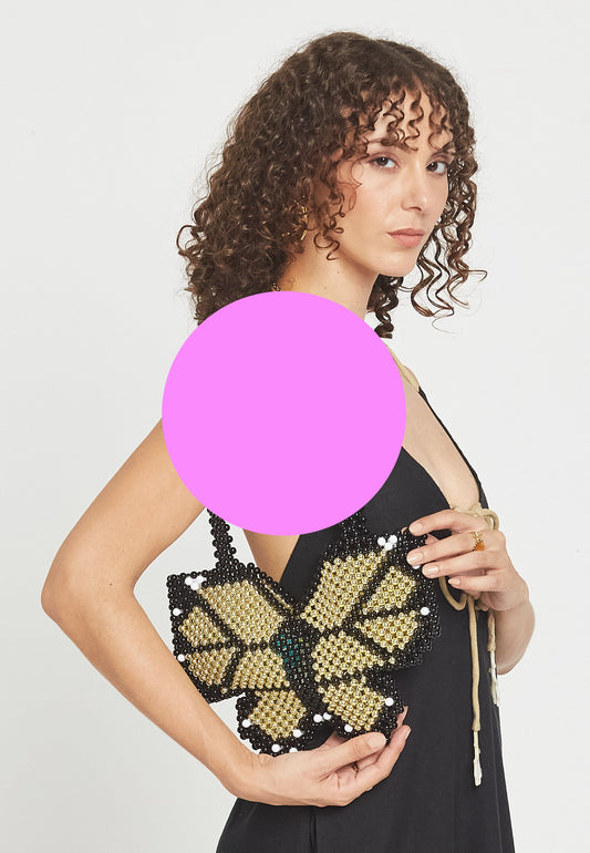 Butterfly Pink Handbag