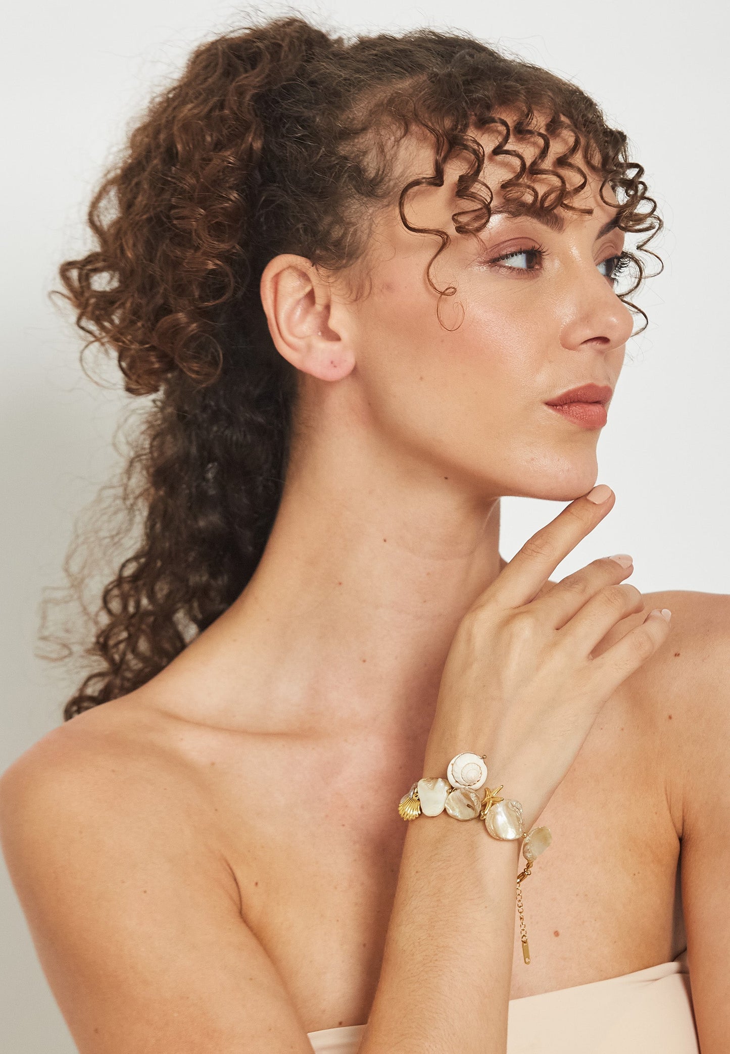 Elva White Bracelet