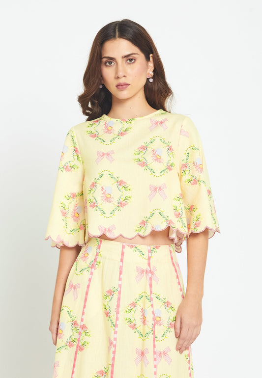 Cielo Hibiscus Top
