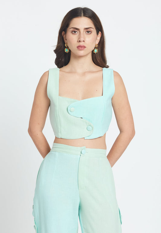 Bahia Blue Top