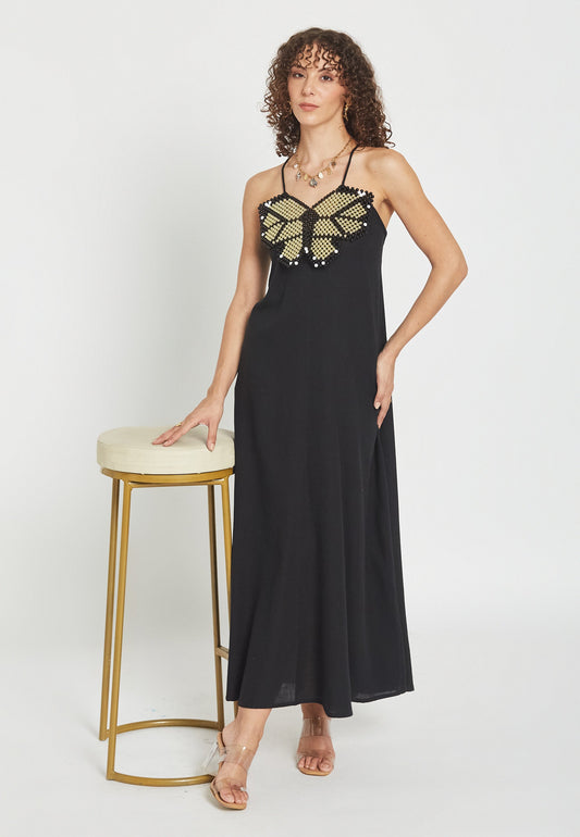 Vento Black Dress