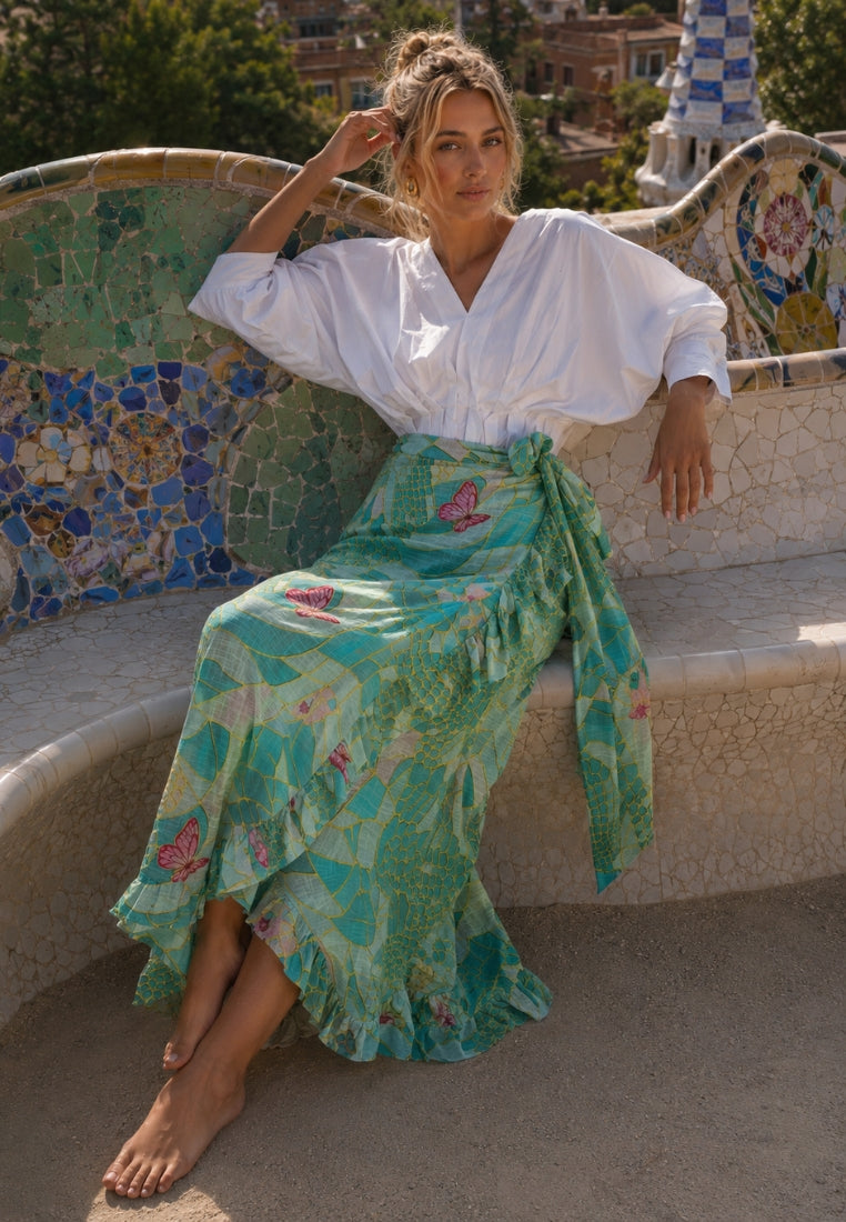 Lirio Gaudi Wrap Skirt