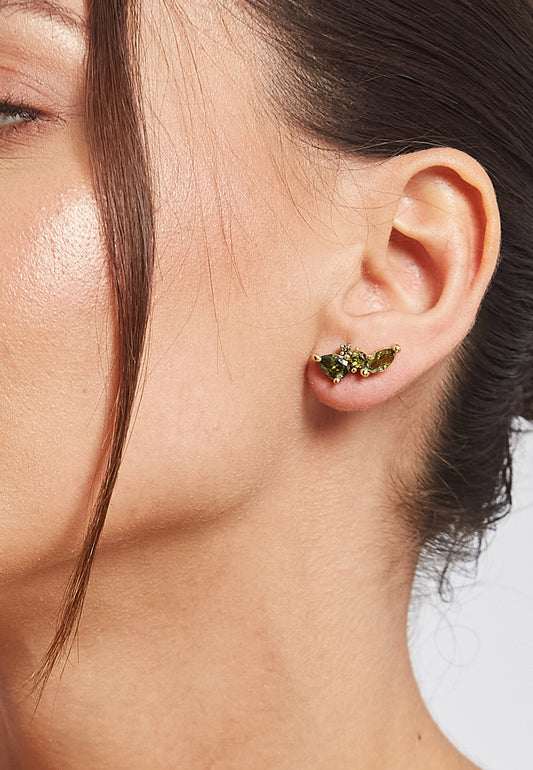 Benitta Olive Earrings