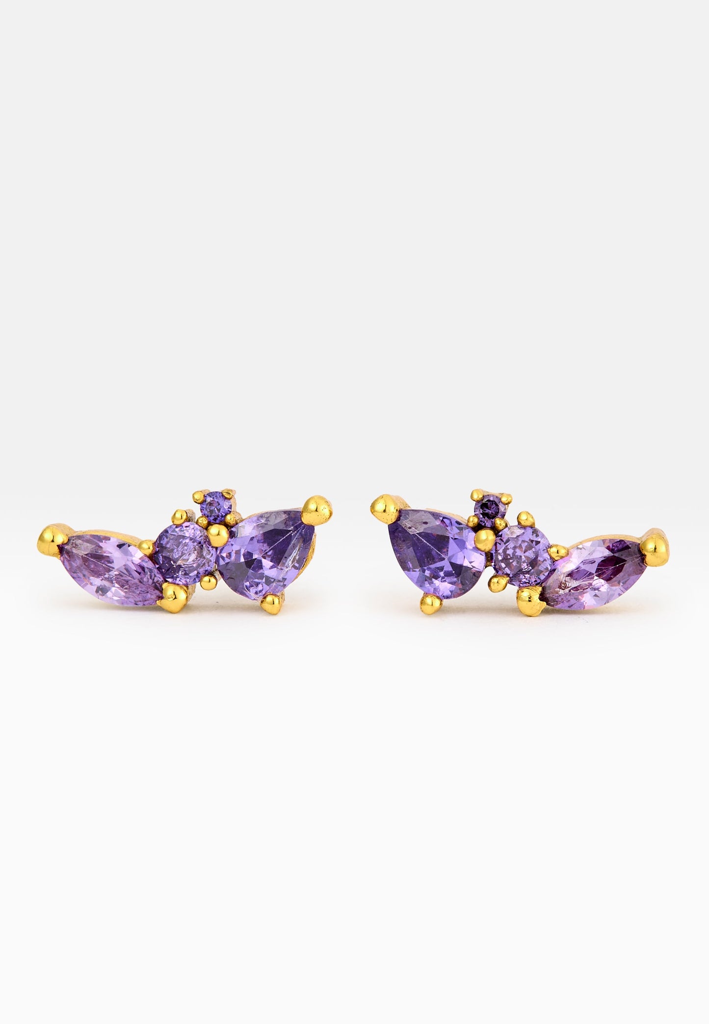 Benitta Amethyst Earrings