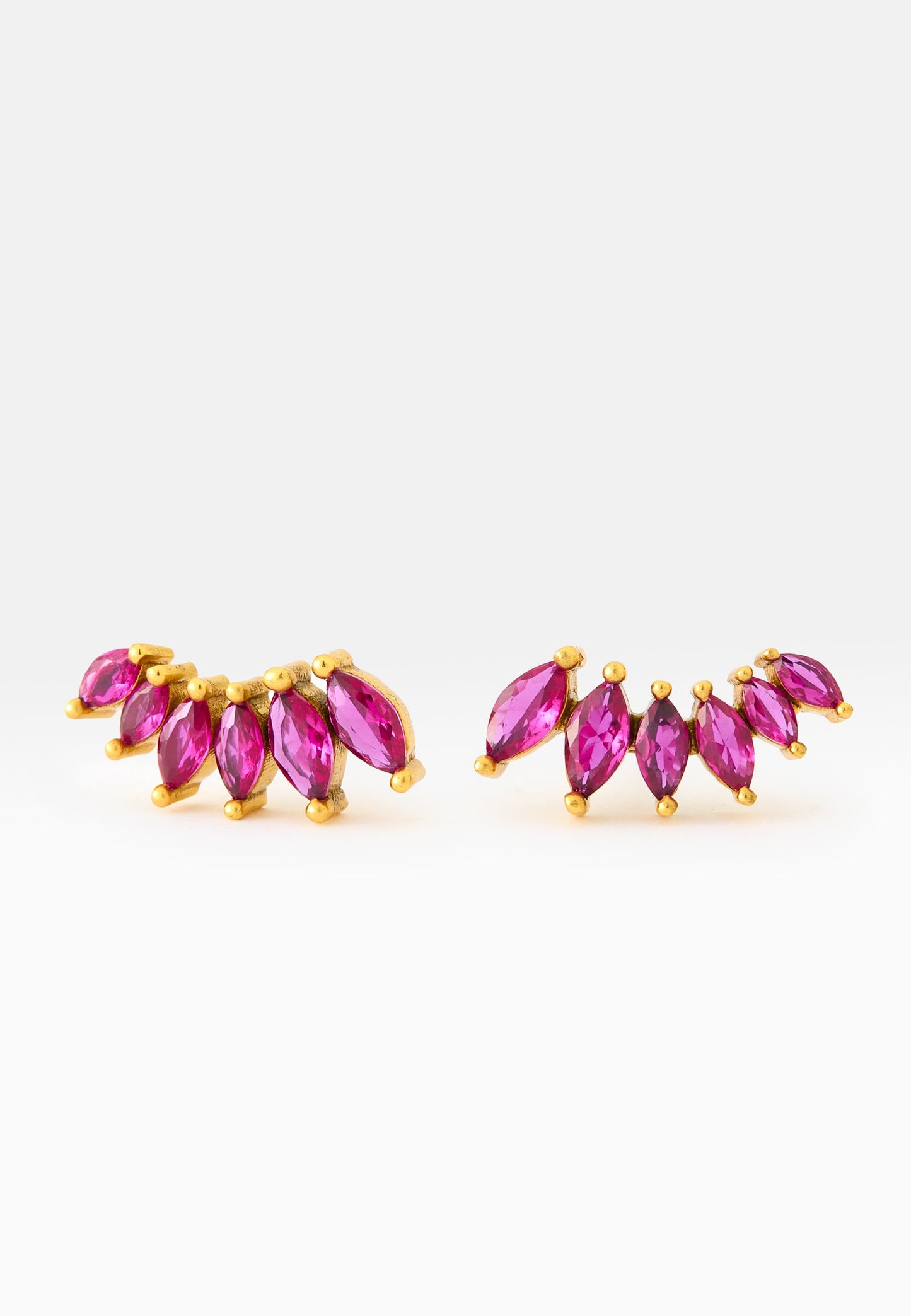 Stepping Red Earrings