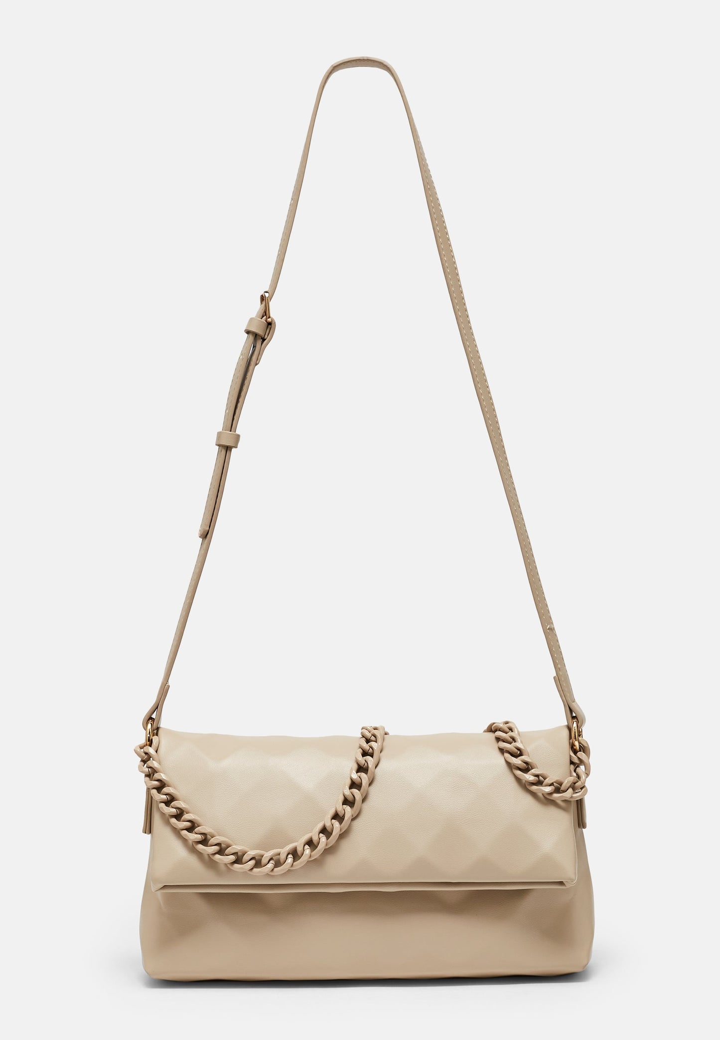 Bolso de hombro con cadena