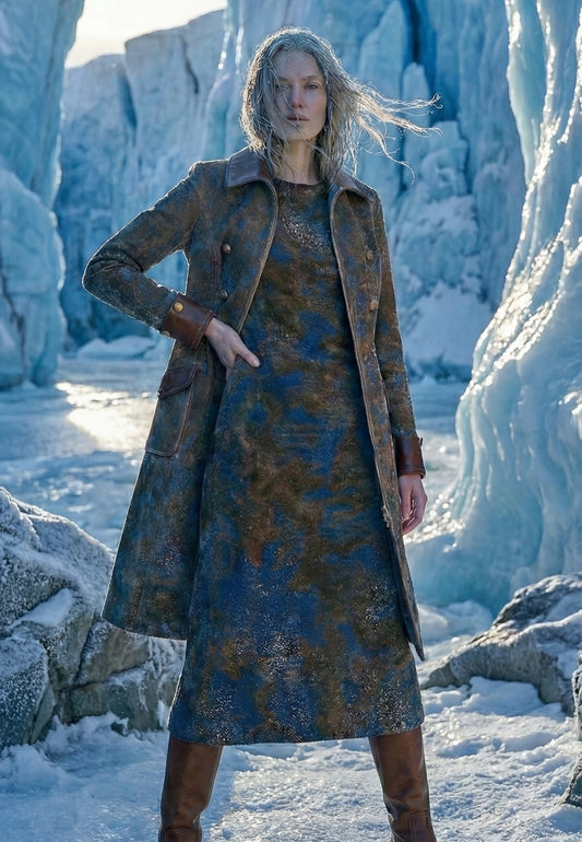 Midnight Denim Trench