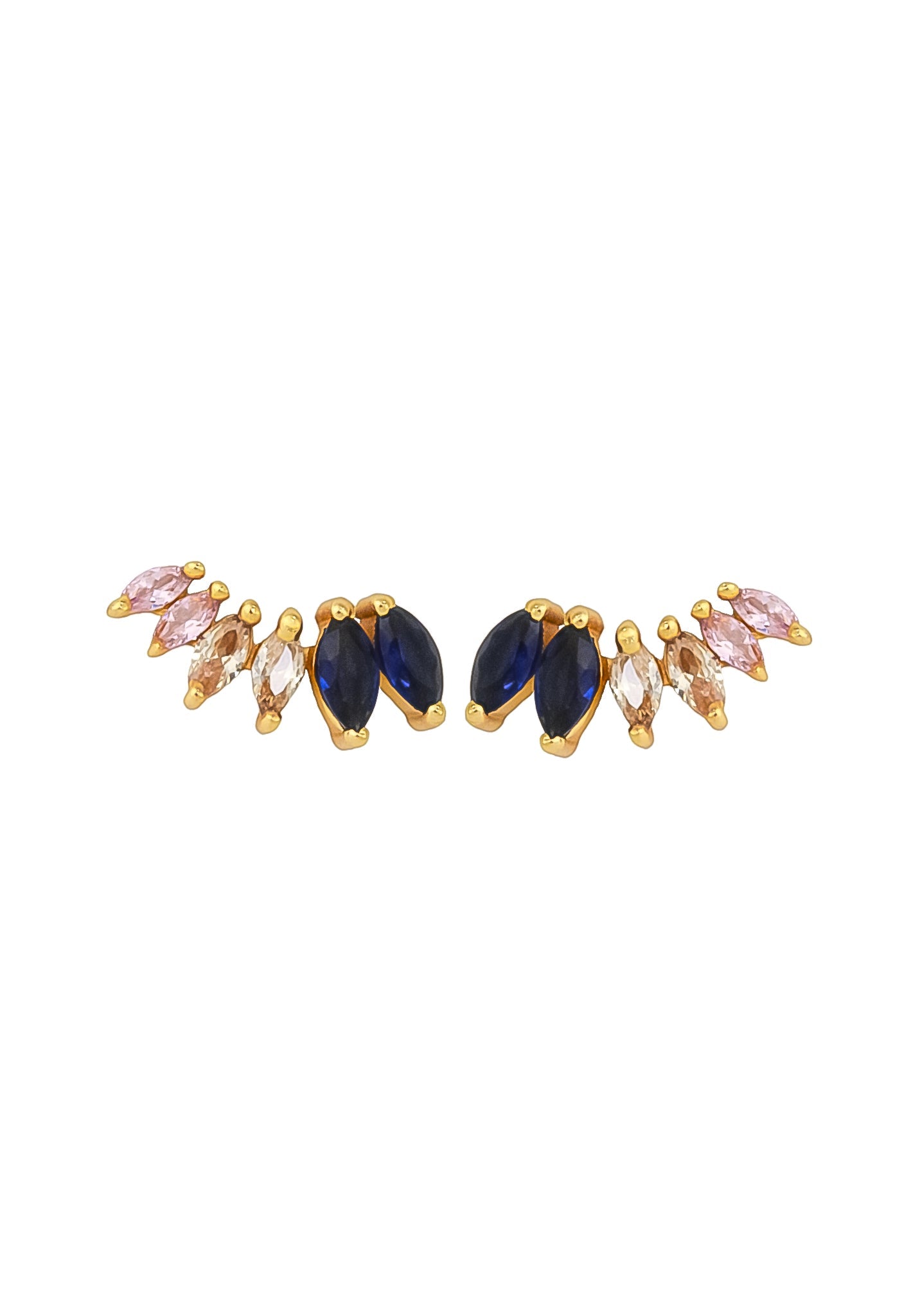 stepping stone earrings Bombay Sunset