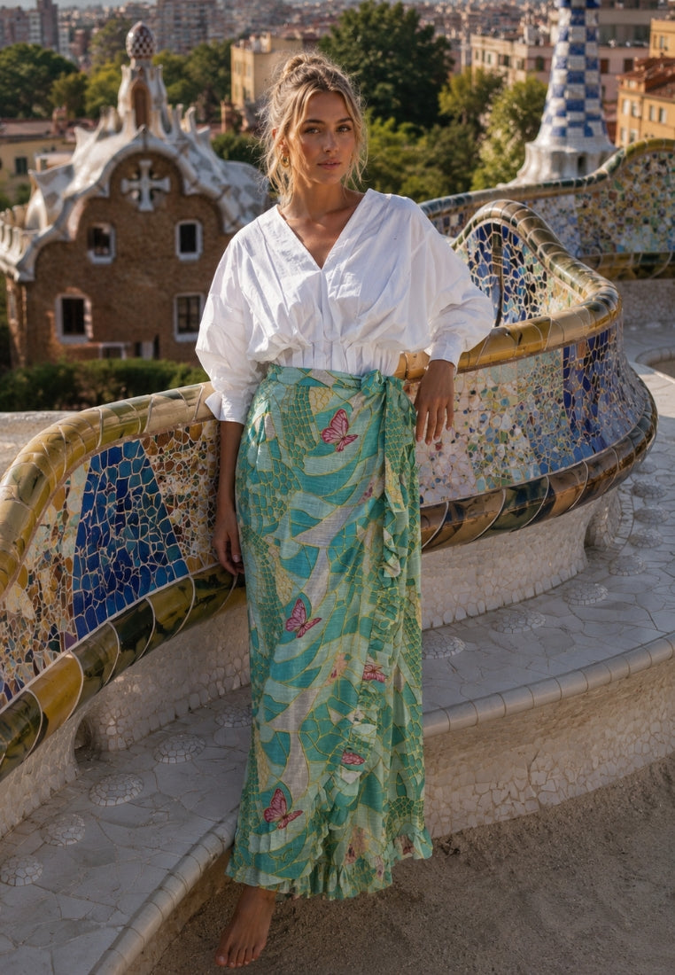 Lirio Gaudi Wrap Skirt