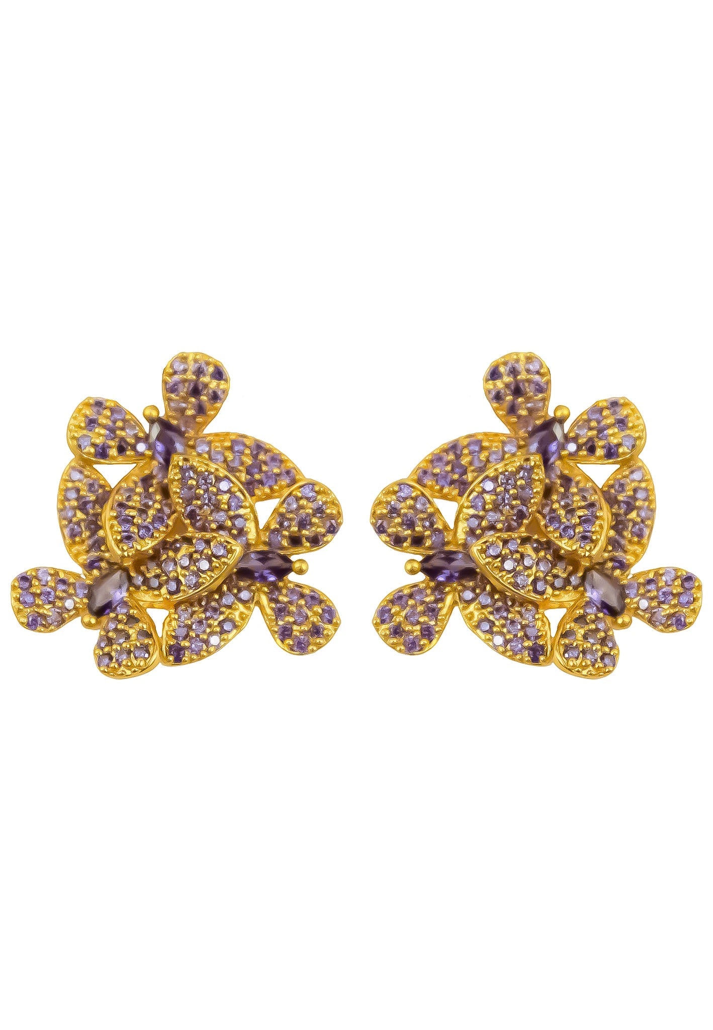 african butterfly earrings Bombay Sunset