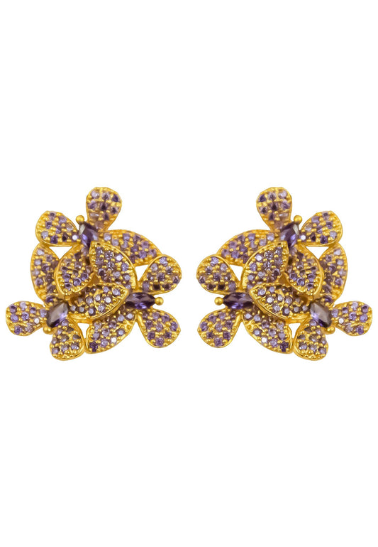 african butterfly earrings Bombay Sunset