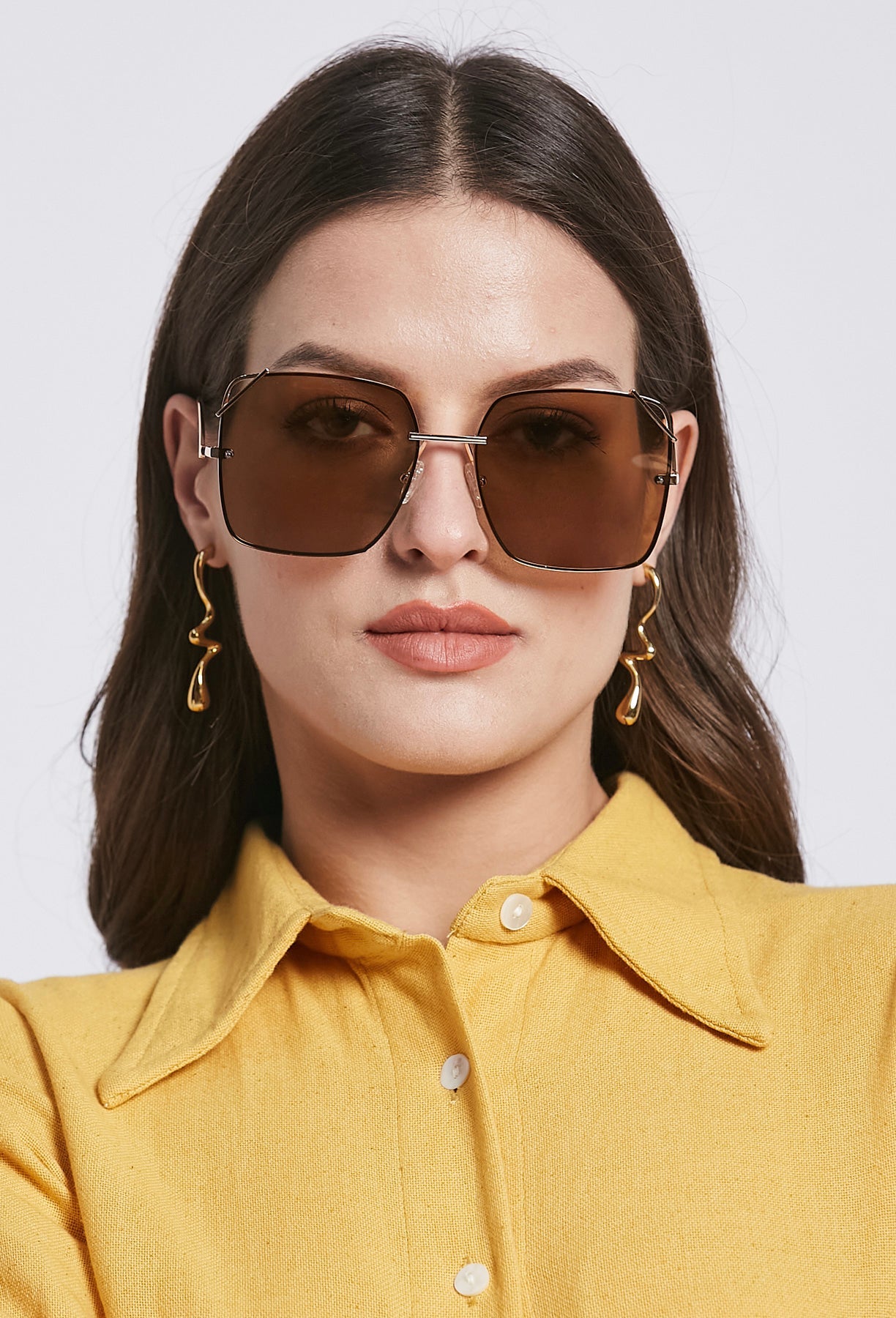 Wisteria Brown Sunglasses