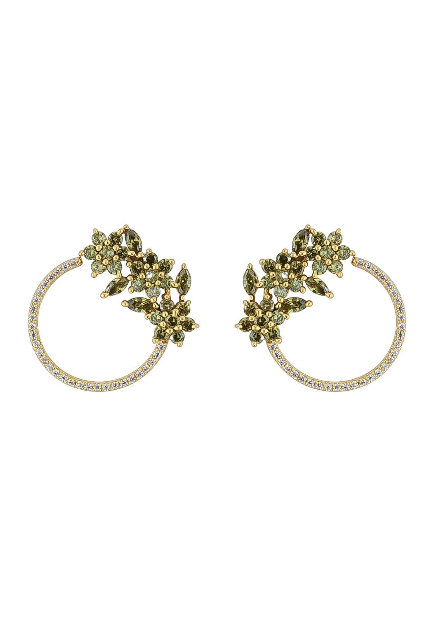 golden salamander earrings Bombay Sunset