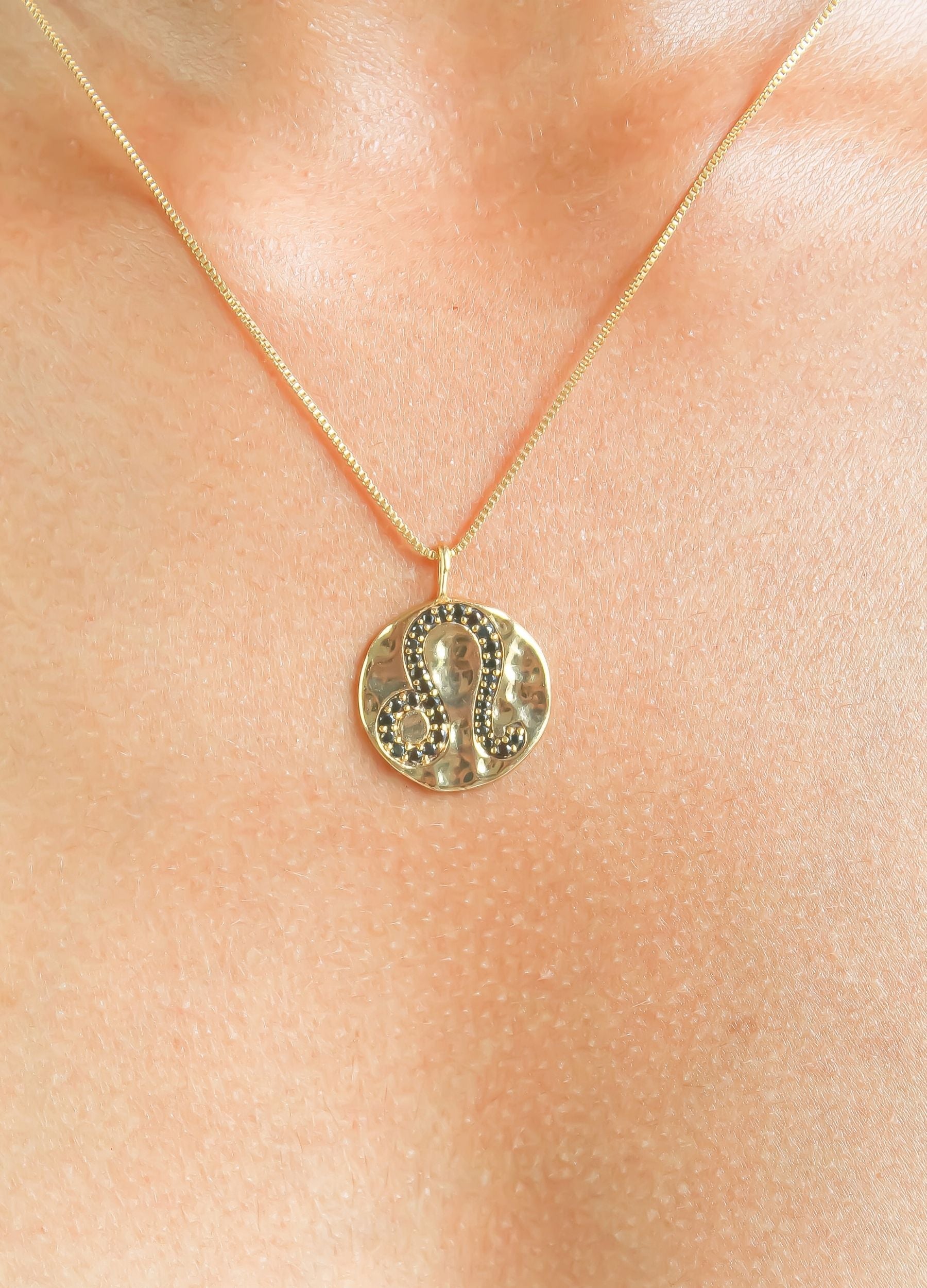 stellar leo coin pendant Bombay Sunset