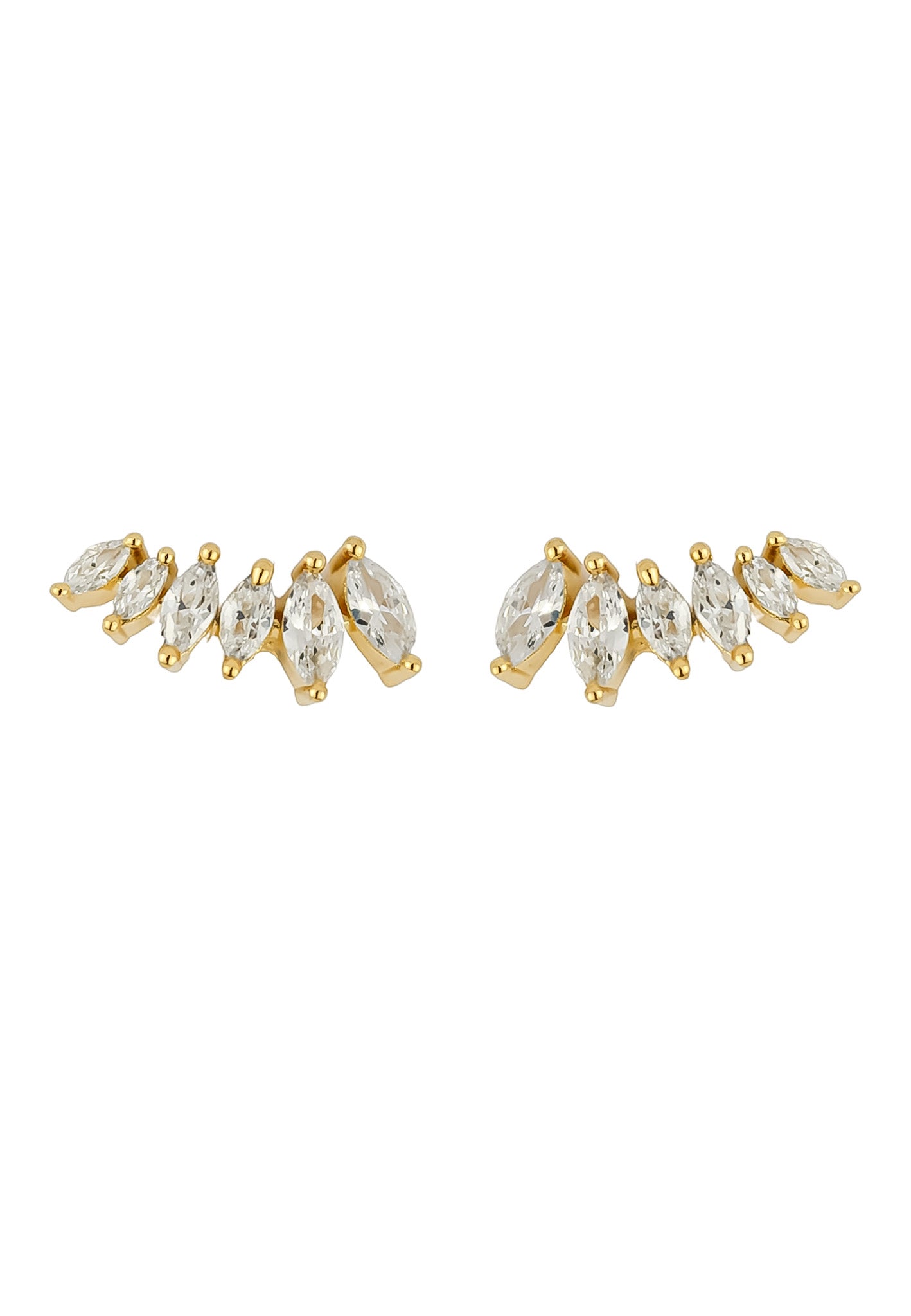 stepping stone earrings Bombay Sunset