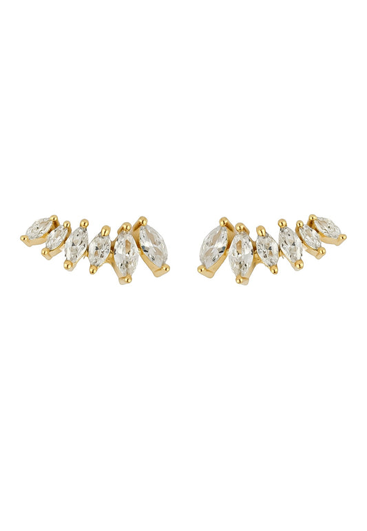 stepping stone earrings Bombay Sunset