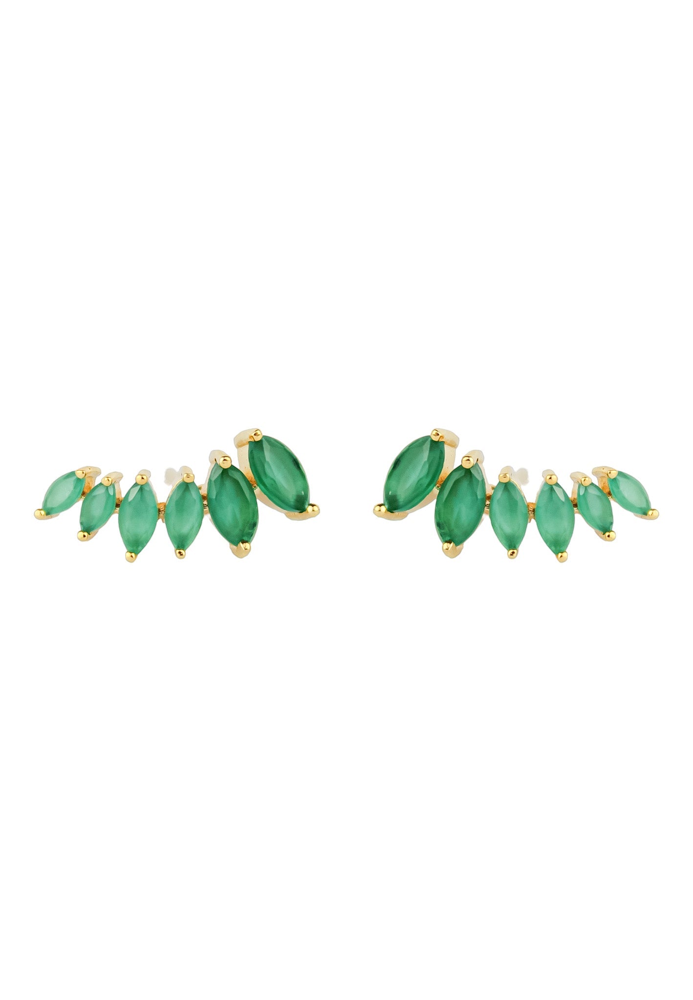 stepping stone earrings Bombay Sunset