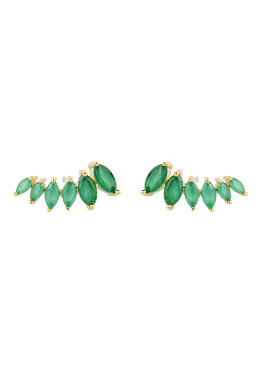 stepping stone earrings Bombay Sunset