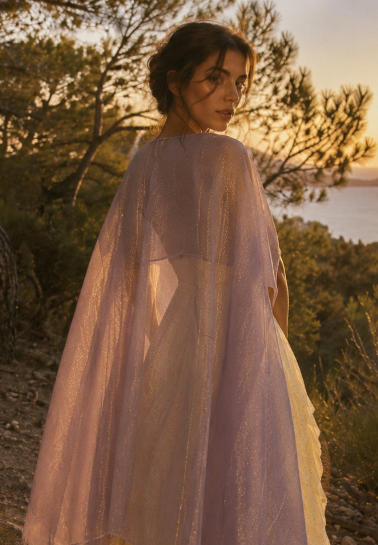 Organza Lavender Cape