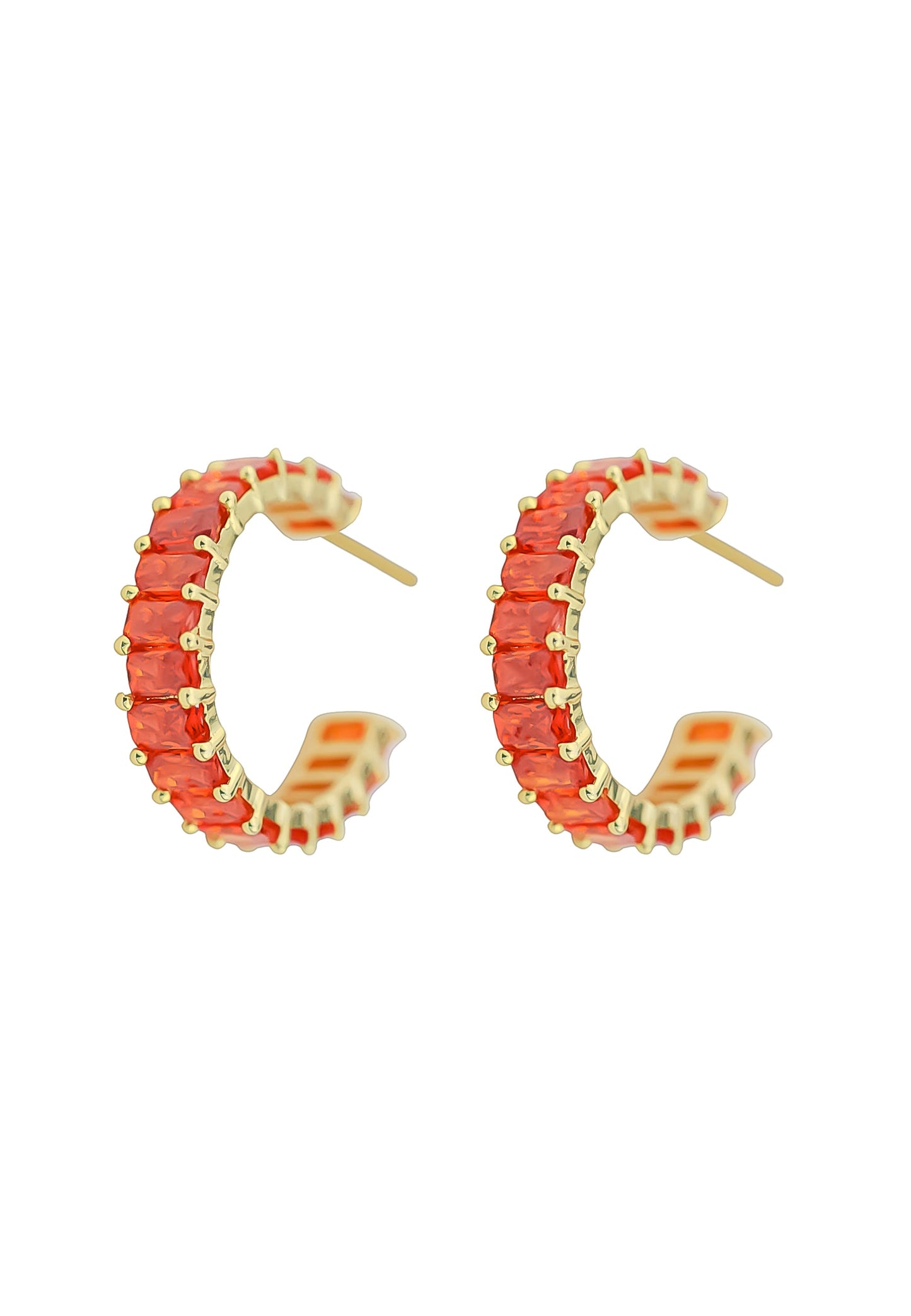 downtown earrings Bombay Sunset