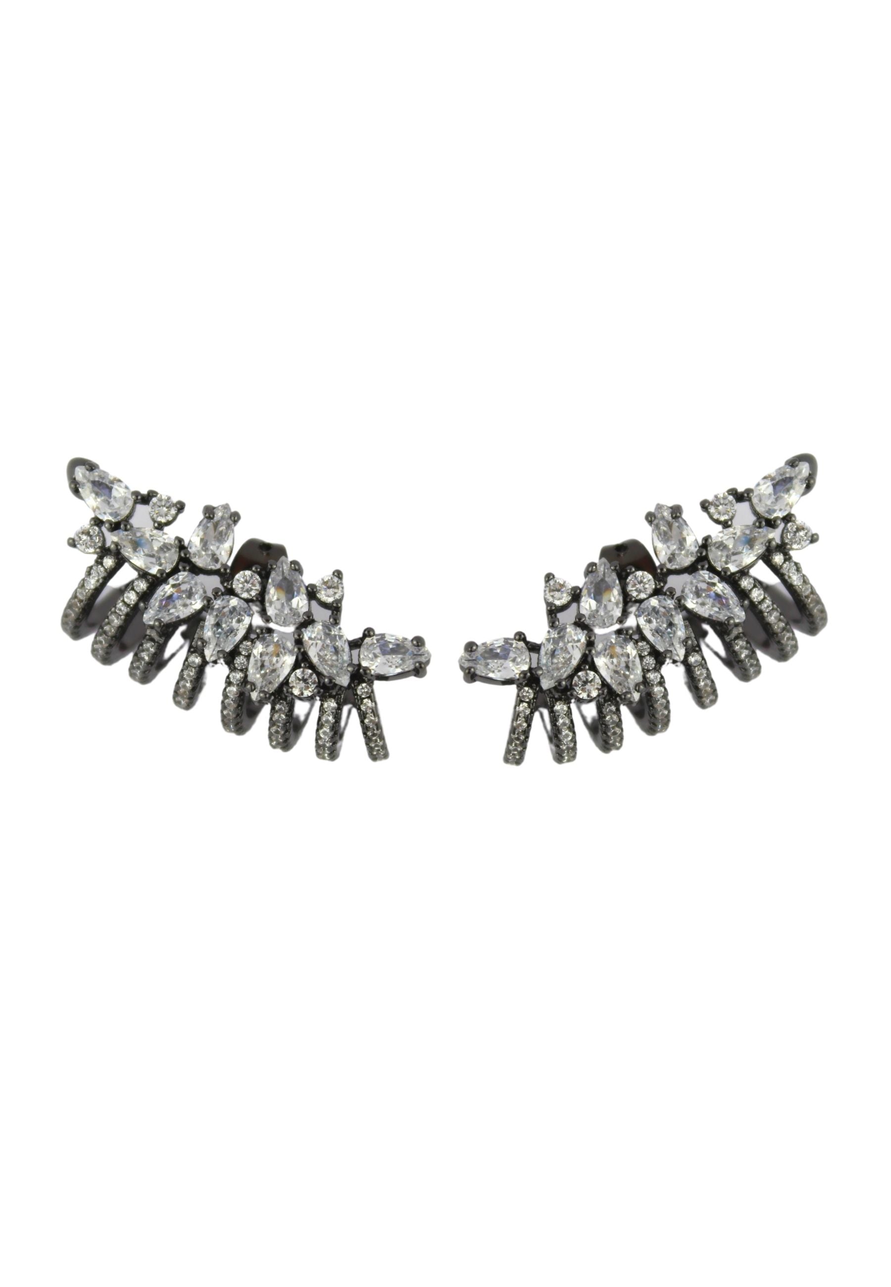 london climber earrings with stones Bombay Sunset