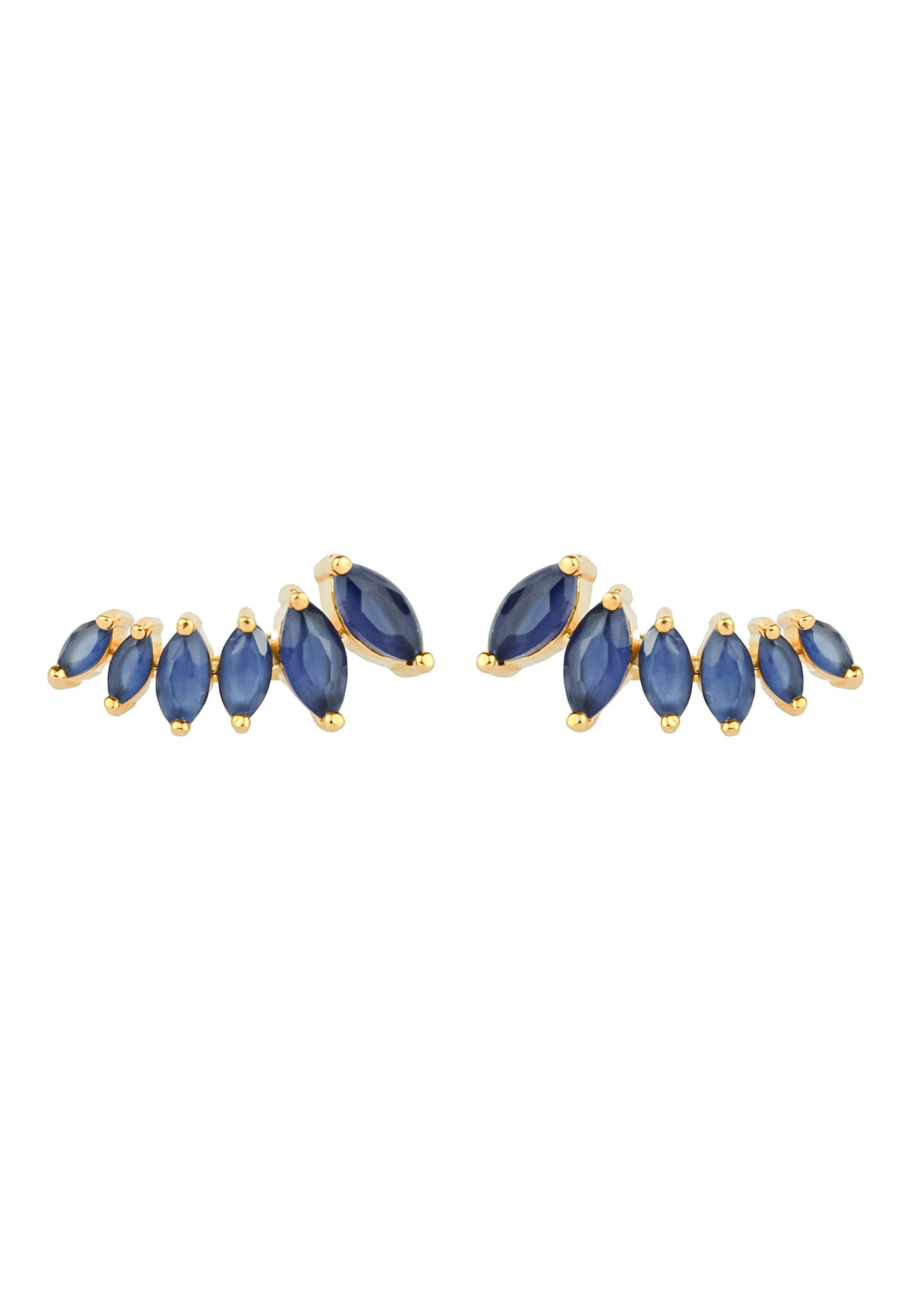 stepping stone earrings Bombay Sunset