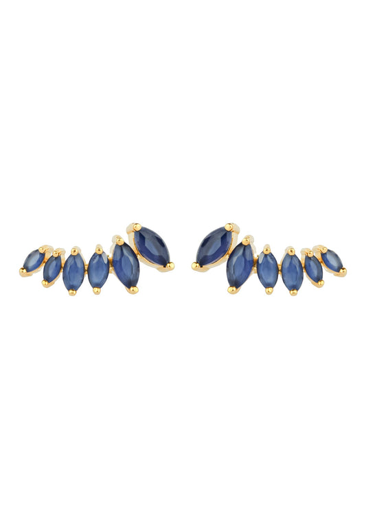 stepping stone earrings Bombay Sunset