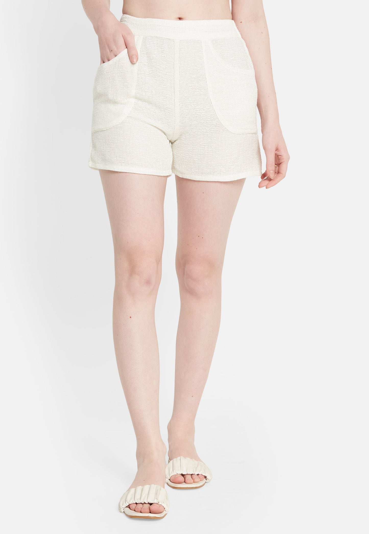 Pantalones cortos blancos bahía