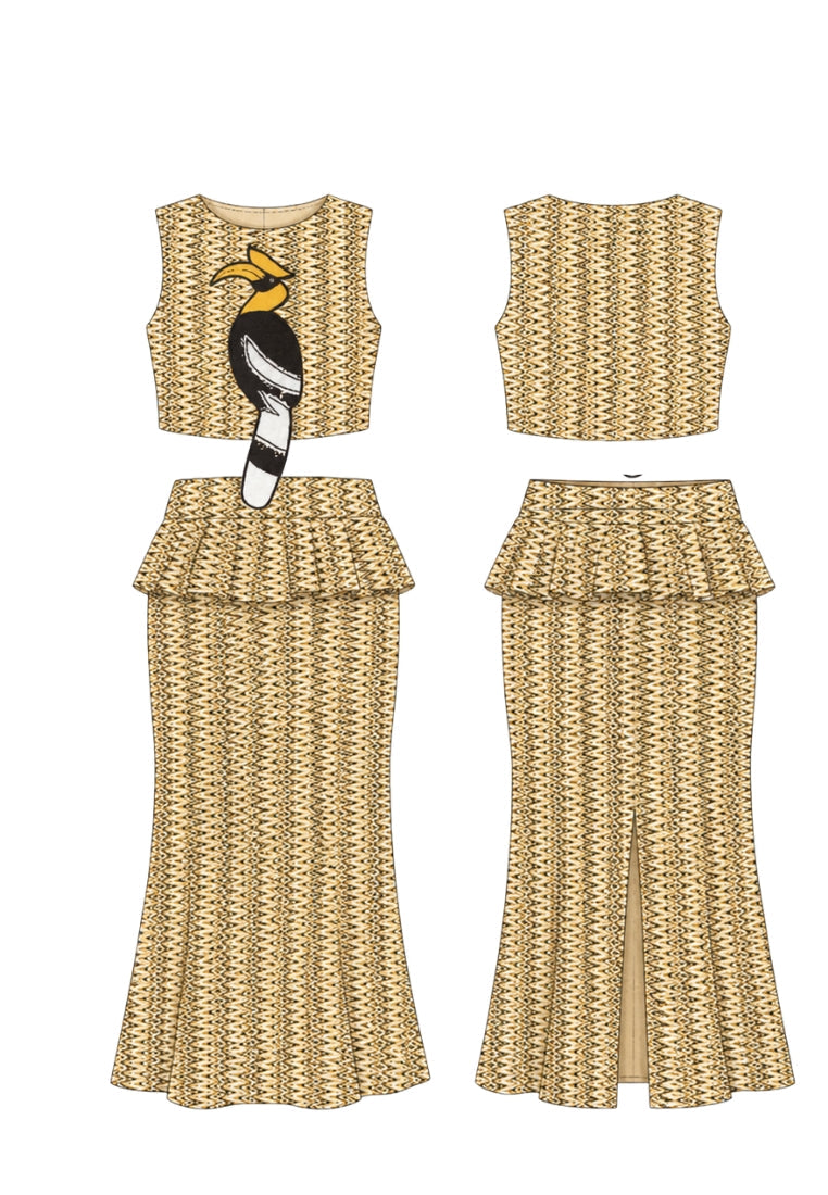Surf Hornbill Skirt