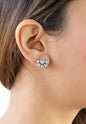 blossom silver earrings Bombay Sunset