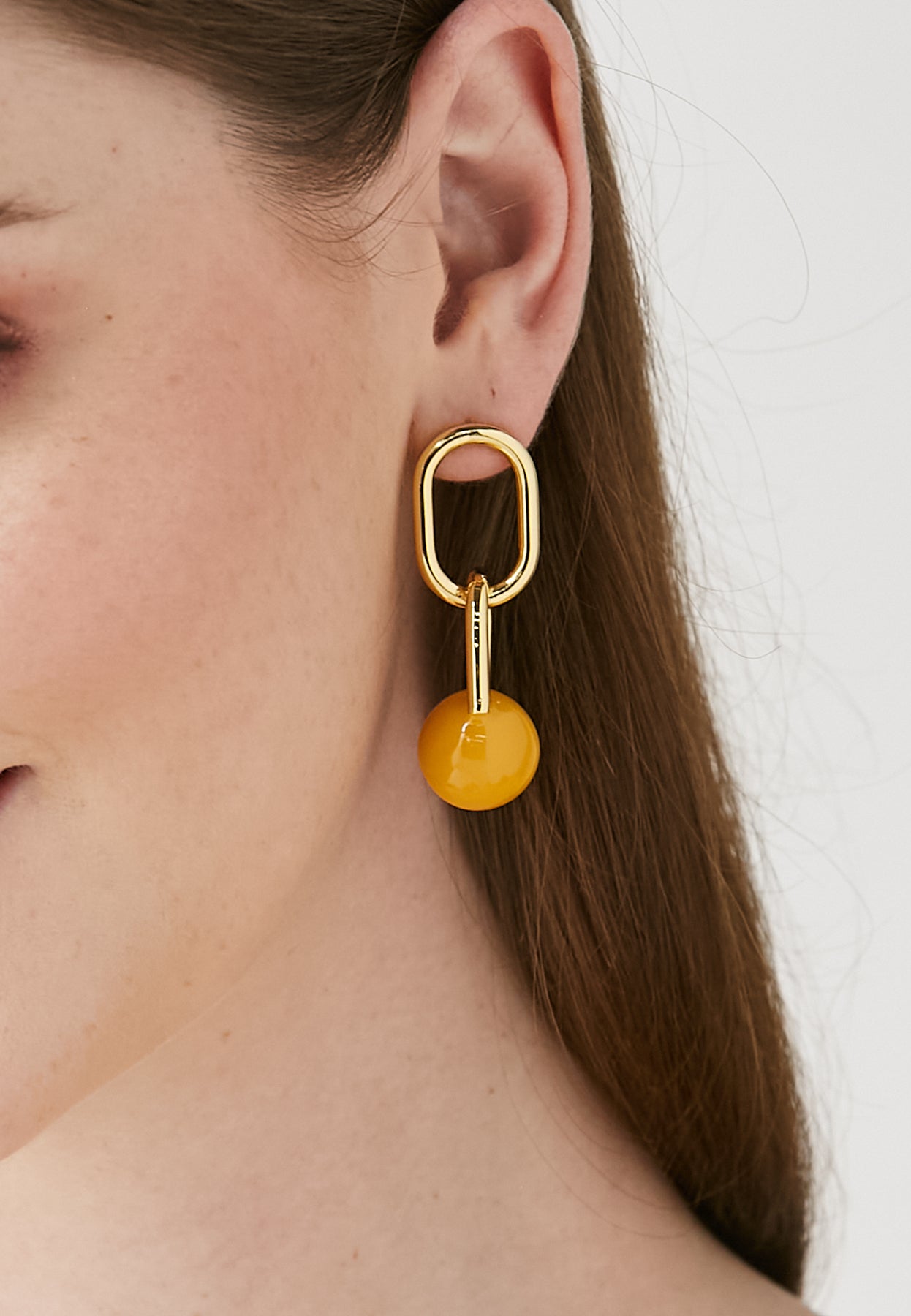 Duna Orange Earrings