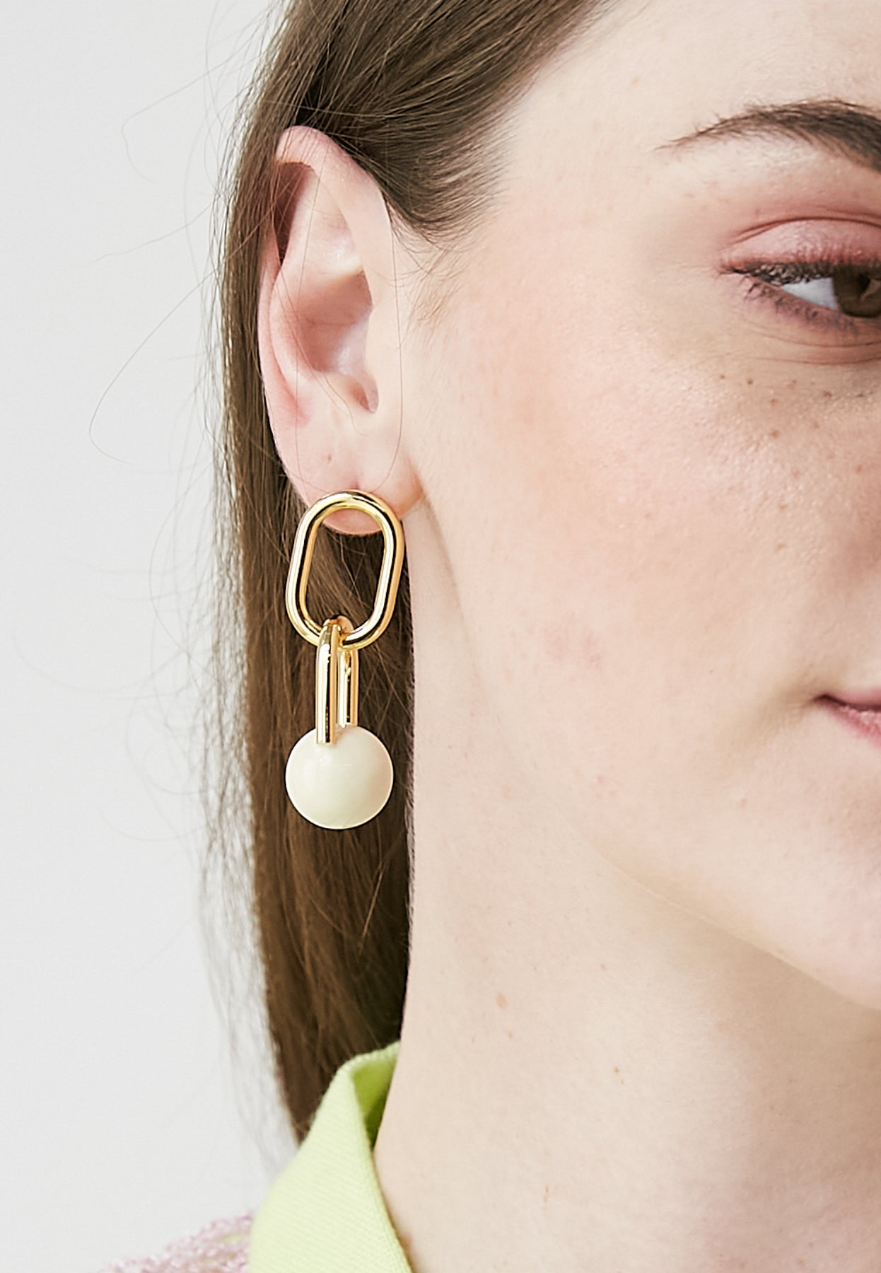 Pendientes de crema Duna