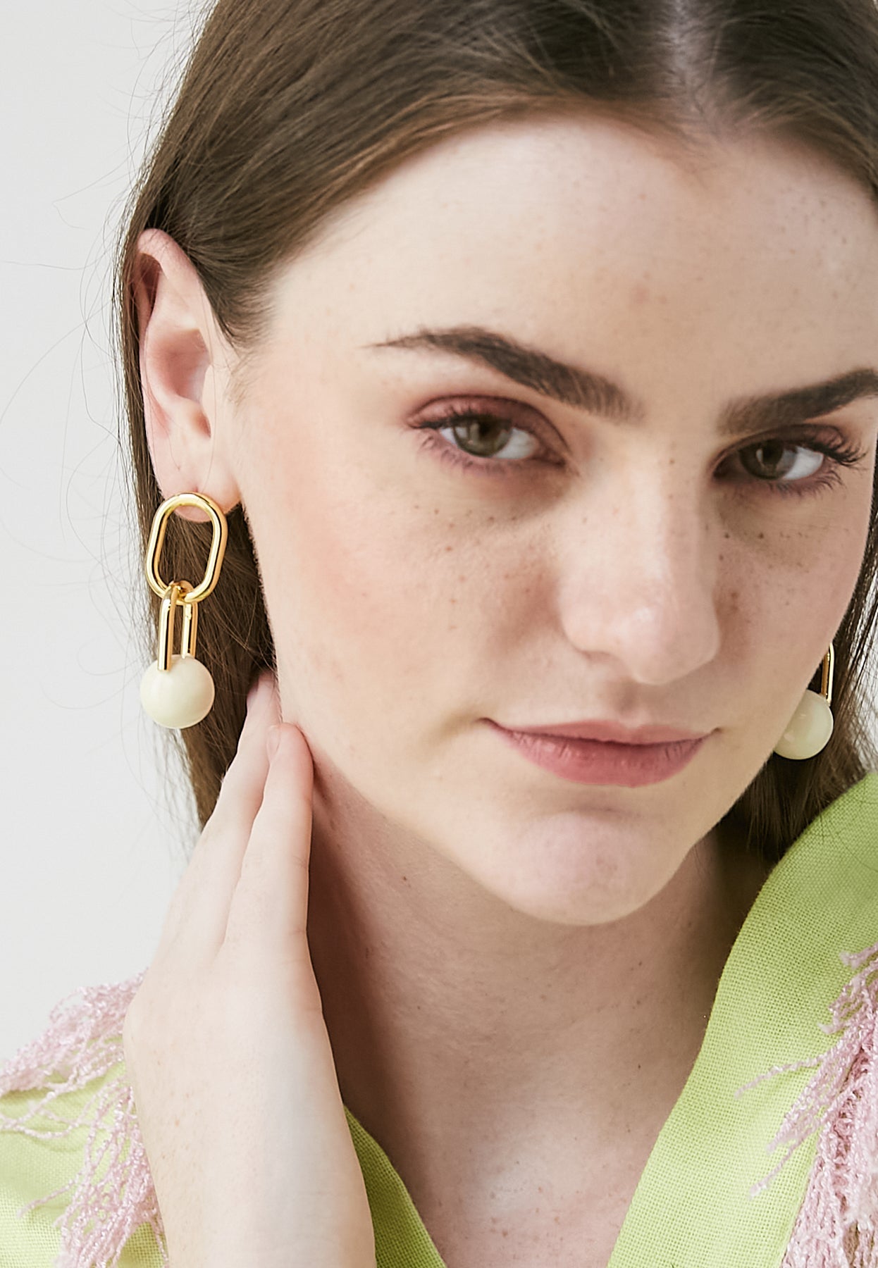 Pendientes de crema Duna