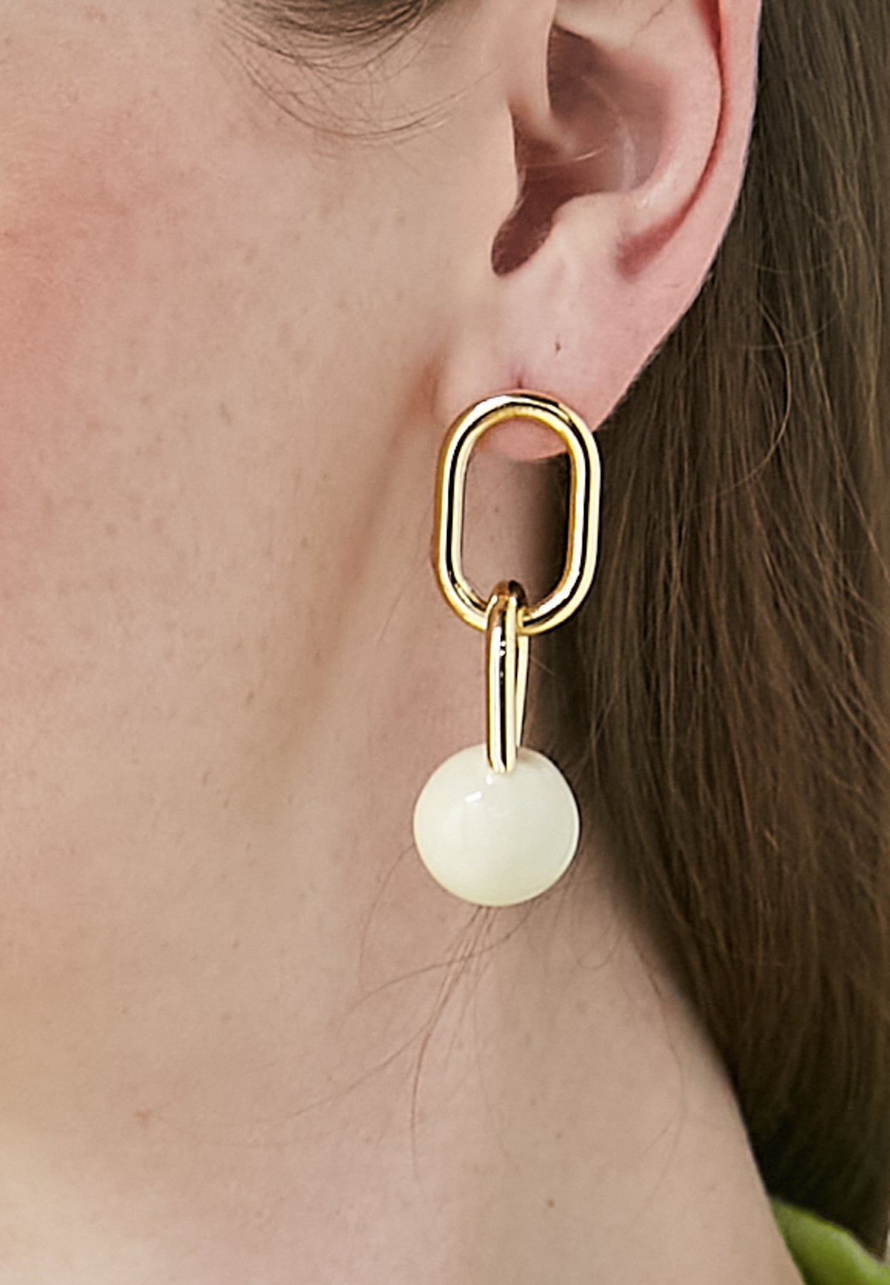 Pendientes de crema Duna