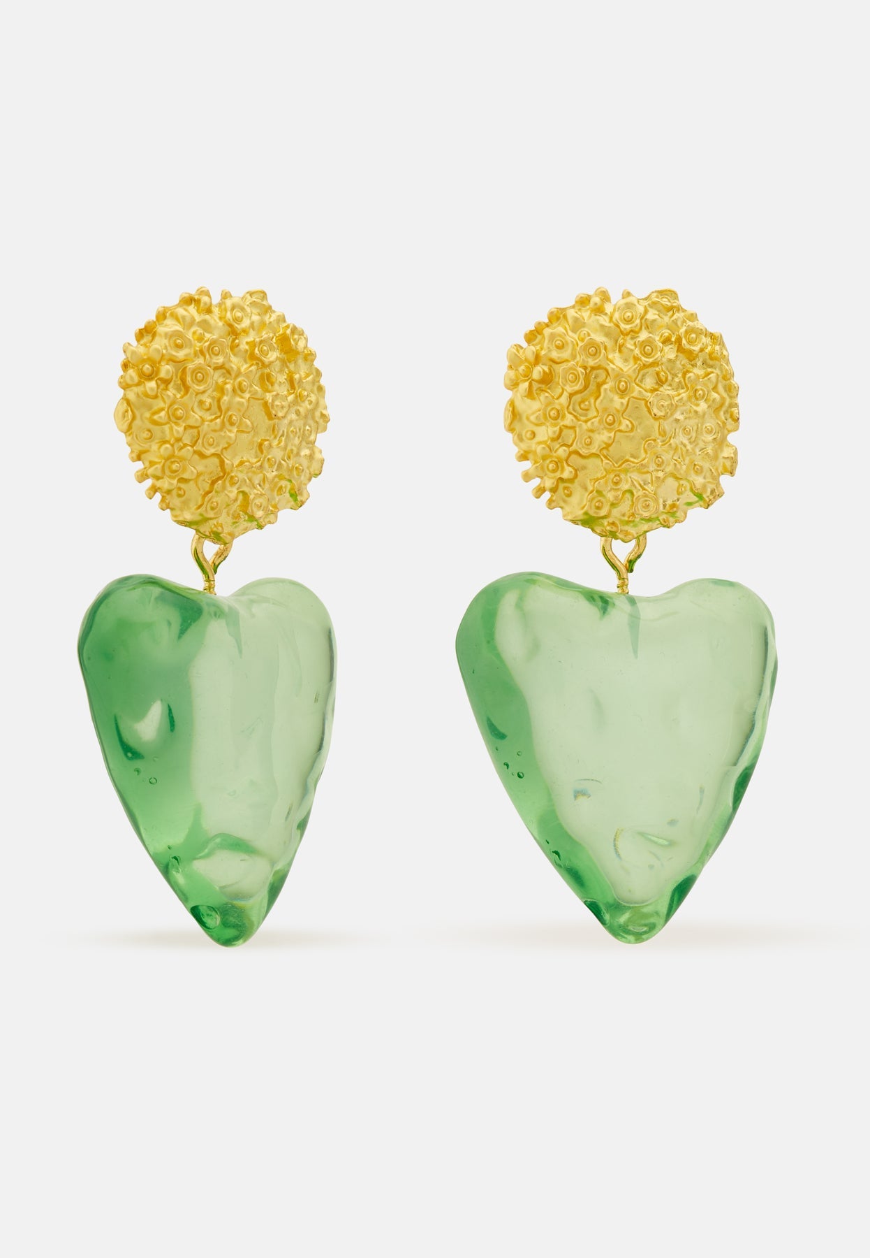 Fina Green Earrings