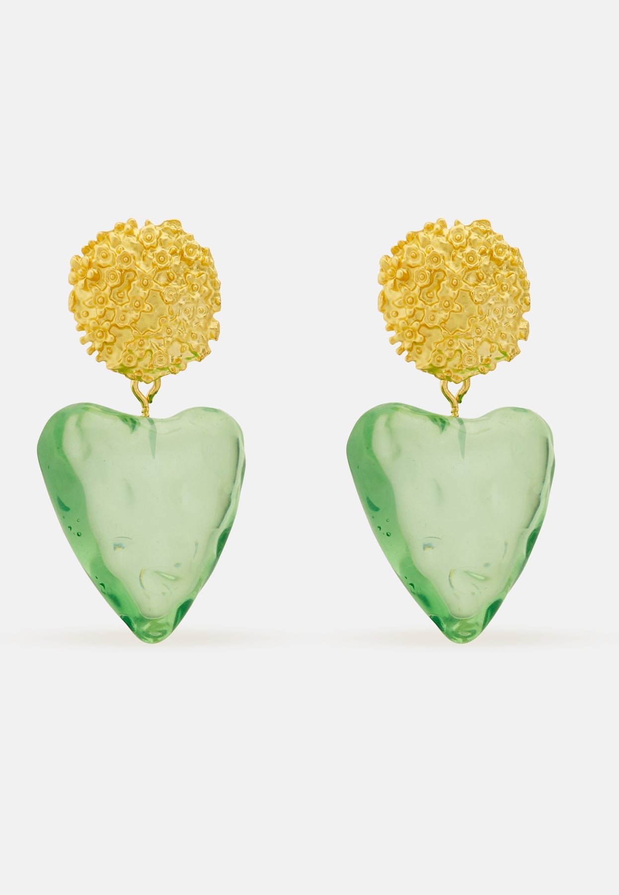 Fina Green Earrings