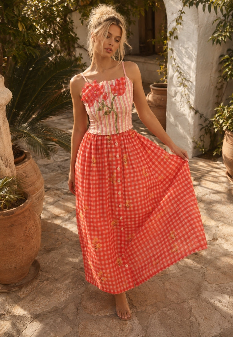 Cusco Buganvilla Skirt