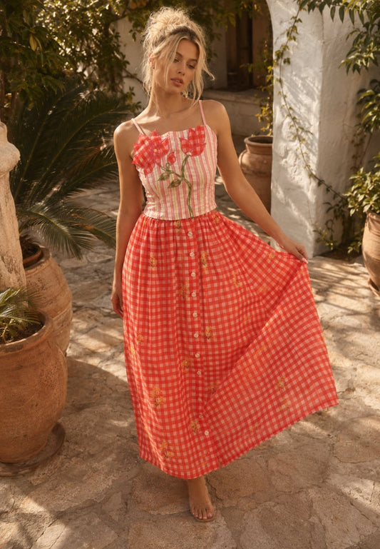 Cusco Buganvilla Skirt