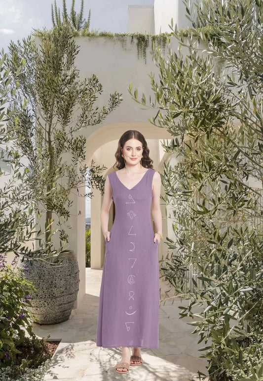 Vestido Iliana Lavanda